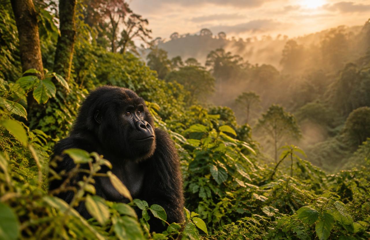 Ouganda : gorilles, safari & lac Bunyonyi